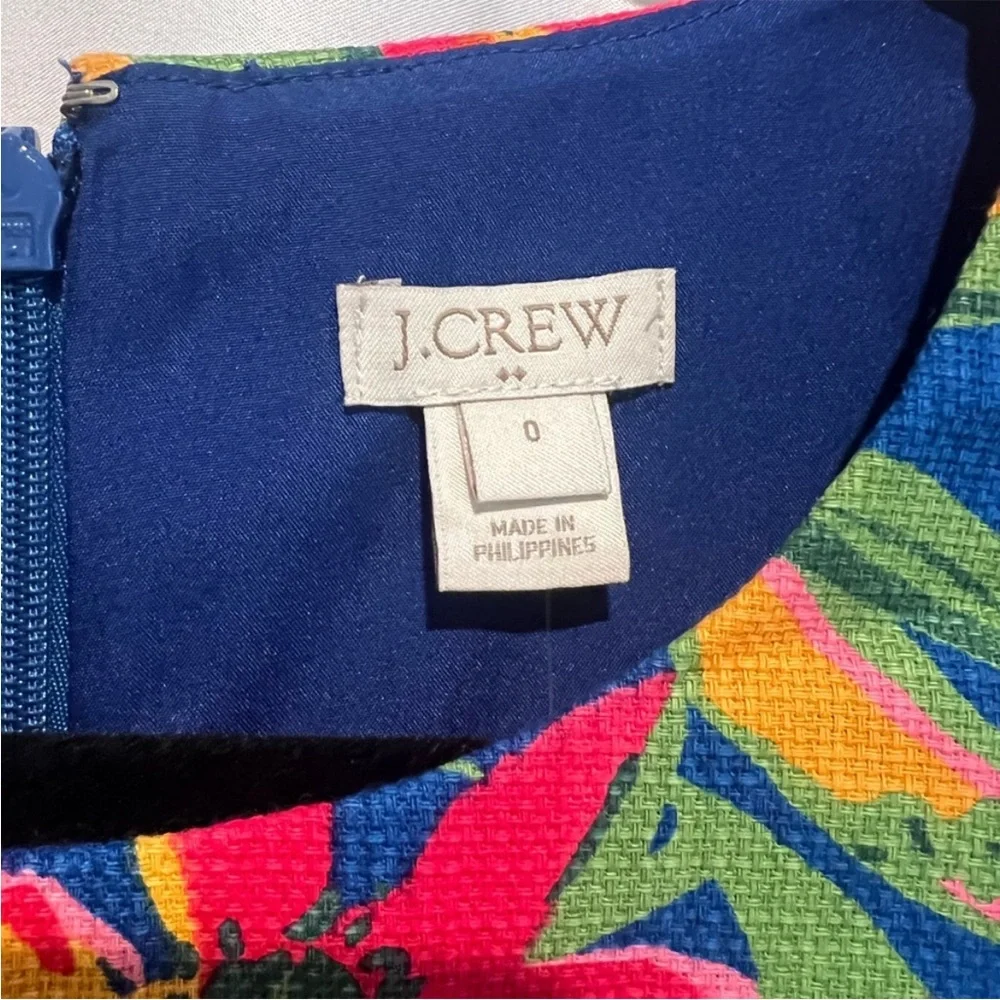 J. Crew Cotton weave mini dress. NWT